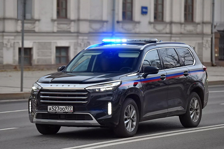 Exeed VX 2023 года: кроссовер встал на службу ФСБ