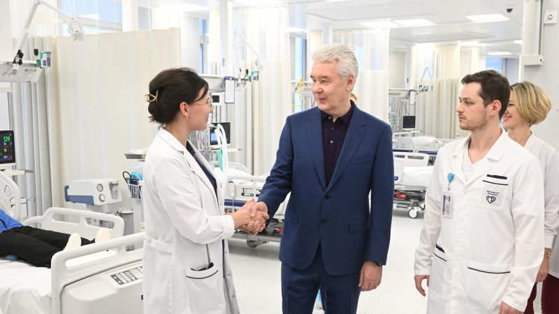Собянин открыл флагманский центр Боткинской больницы