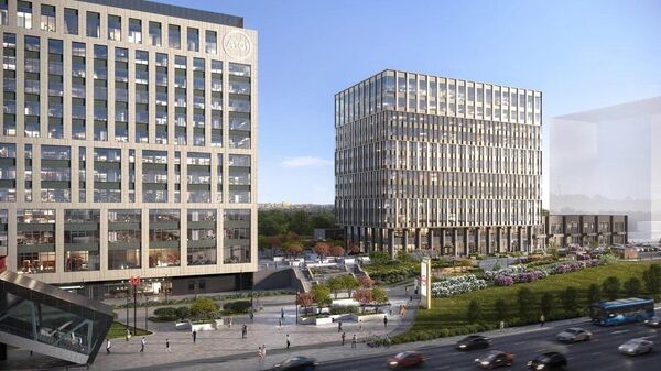 В Новой Москве начали строить вторую очередь бизнес-квартала "Прокшино"