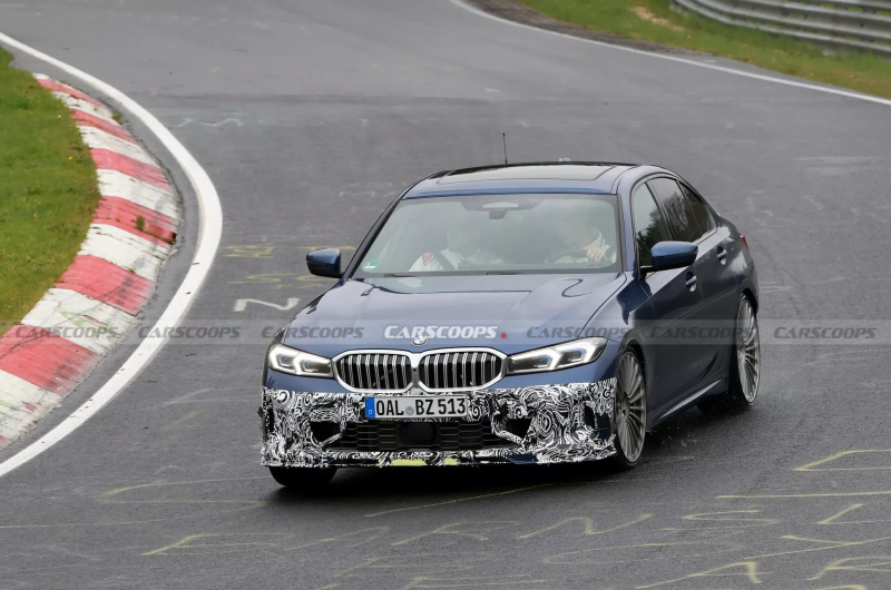 Alpina B3 2025 седан замечен в Нюрбургринге на тестах