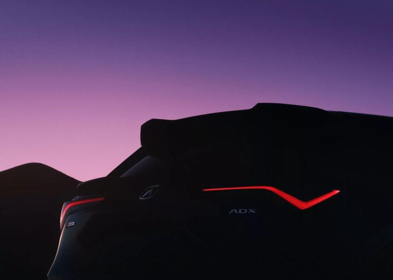 Acura ADX 2025 показали на официальных тизерах