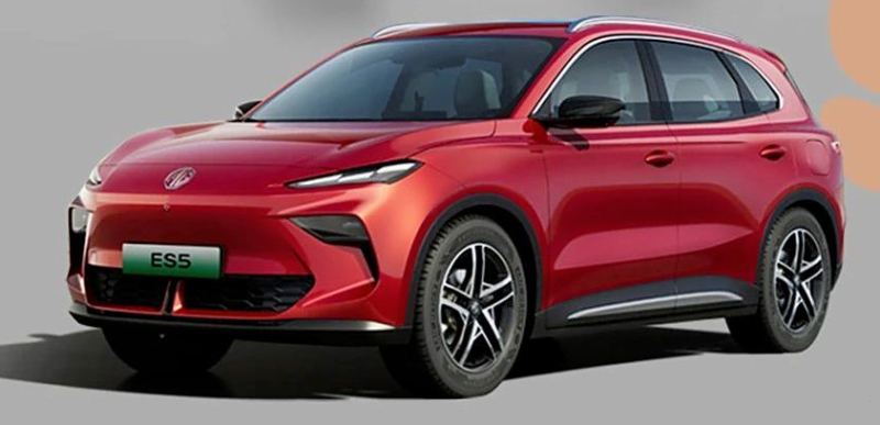 MG ES5 2025 официально представлен в Индии
