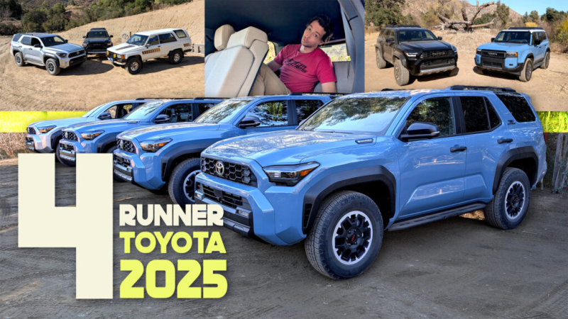 Toyota 4Runner 2025: внедорожник сменил поколение