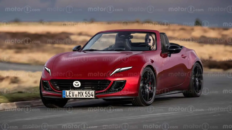 Mazda MX-5 Miata 2026: рендеры нового поколения