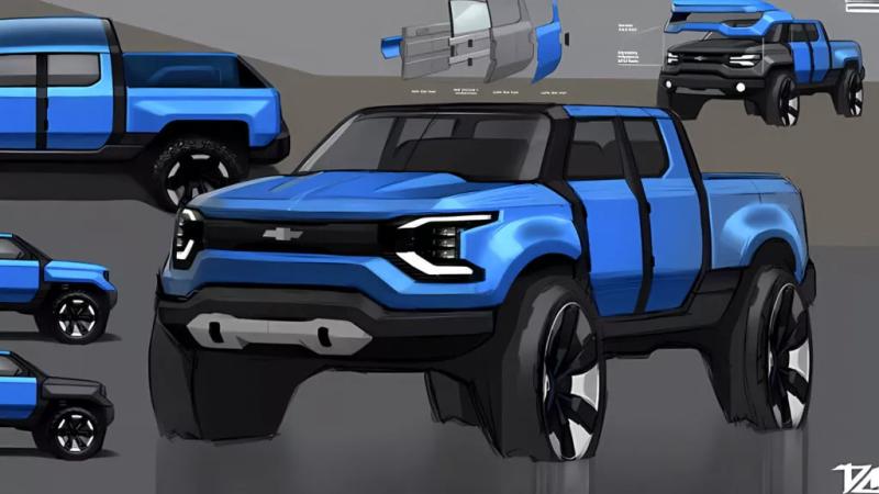 Chevrolet может выпустить конкурента Ford Maverick: первые изображения