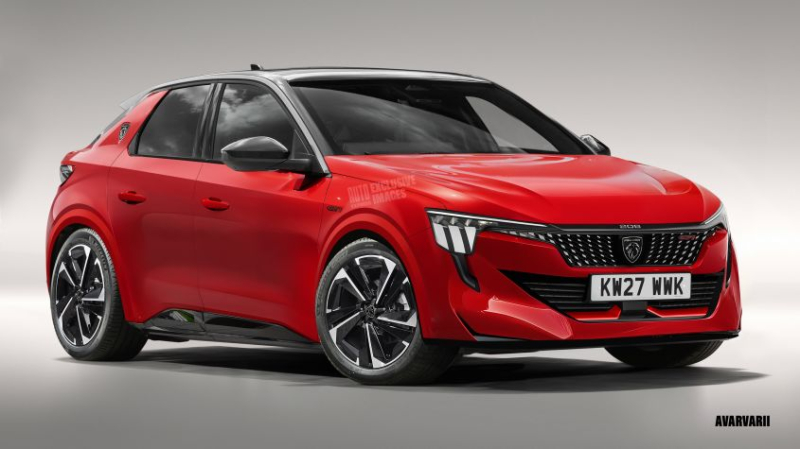 Peugeot 208 2025: электрический хэтчбек получил версию GTi